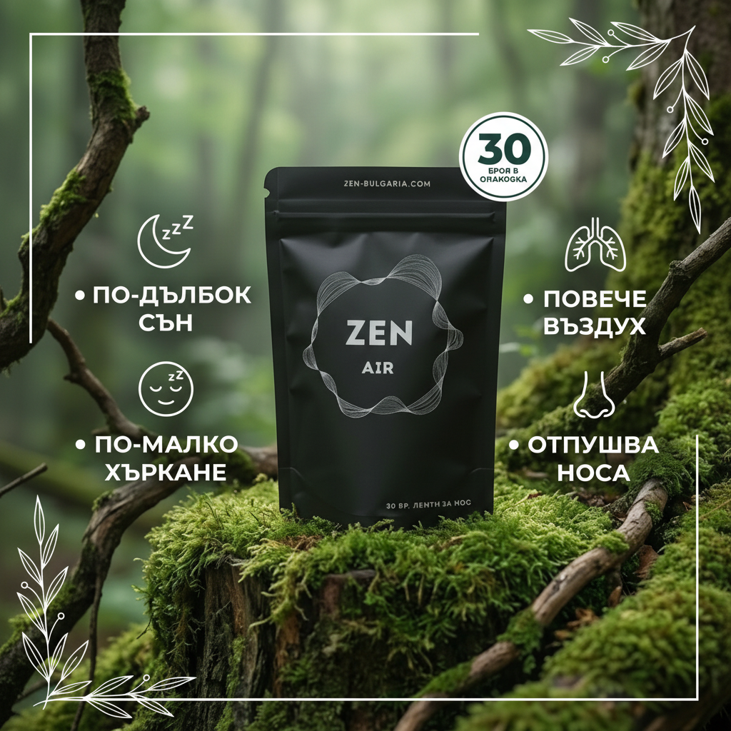Лепенки за нос Zen Air (пакет с 30 броя)